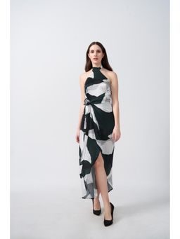 House of Varada - Forest Whisper Silk Dress