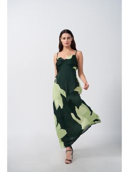 House of Varada - Verdant Allure Roached Dress