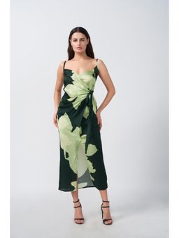 House of Varada - Forest Whisper Wrap Dress
