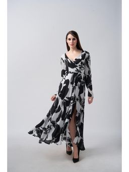 House of Varada - Noir Bloom Essence Dress