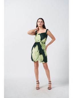 House of Varada - Verdant Knot Mini Dress