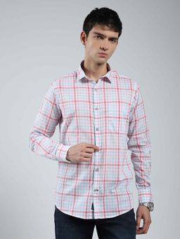 Monte Carlo - Men's Check Collar Neck Full Sleeve Shirt