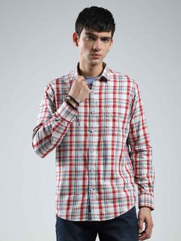 Monte Carlo - Men's Check Collar Neck Full Sleeve Shirt
