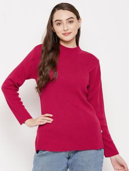 Madame - Women Hot Pink Sweater