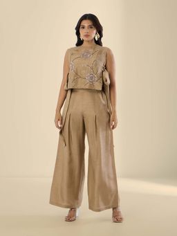 THREE-THREE - Light Brown Astra Co-ord Set