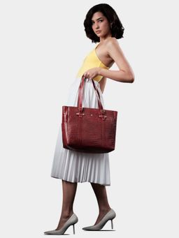 Tortoise - Avril The Laptop Tote Bag - Red