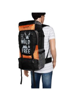 FUR JADEN - 55 Ltr Rucksack Travel Black Backpack (L)