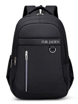 FUR JADEN - 35L Solid Black Backpack (M)