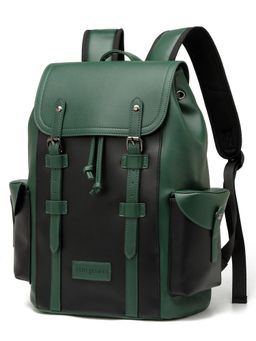 FUR JADEN - The Aviator 20L Vegan Leather Premium Green Backpack (M)