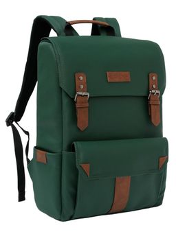 FUR JADEN - Anti-Theft Laptop and Camera Green Backpack (M)