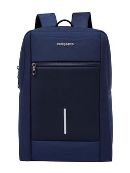 FUR JADEN - 15.6 Inch Laptop Structured Navy Blue Backpack (M)