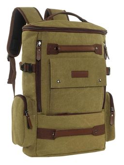 FUR JADEN - The Voyager Laptop Green Backpack (M)