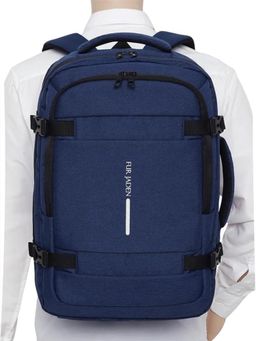 FUR JADEN - 40L Weekender Laptop Blue Backpack (M)