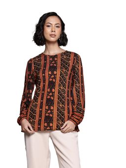 Aarke Ritu Kumar - Multi-Color Jahanara Boxy Top