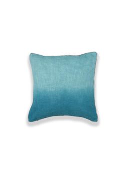 ONSETHOMES - Handmade Blue Linen Cotton Blend Cushion Cover