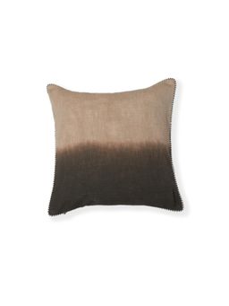 ONSETHOMES - Handmade Brown Linen Cotton Blend Cushion Cover