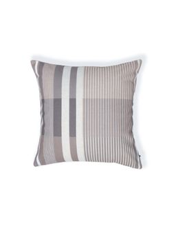 ONSETHOMES - Brown Striped Handwoven Linen Blend Cushion Cover