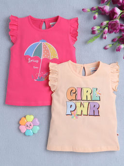 Bumzee - Multi-Color Printed Top (Pack of 2)