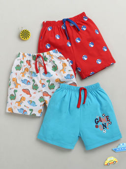 Bumzee - Multi-Color Printed Shorts (Pack of 3)