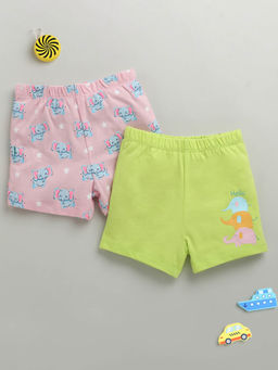 Bumzee - Multi-Color Printed Shorts (Pack of 2)