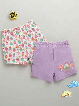 Bumzee - Multi-Color Printed Shorts (Pack of 2)