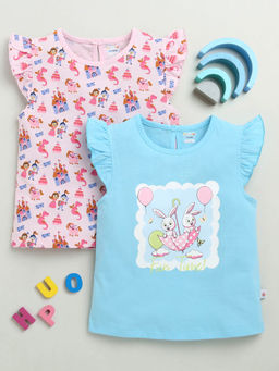 Bumzee - Multi-Color Printed Top (Pack of 2)