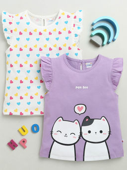 Bumzee - Multi-Color Printed Top (Pack of 2)