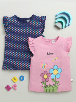 Bumzee - Multi-Color Printed Top (Pack of 2)