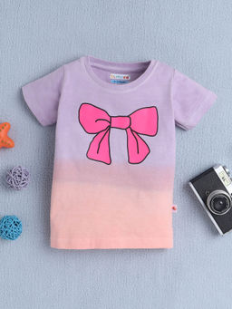 Bumzee - Lavender Printed T-Shirt