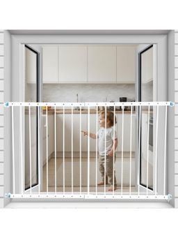 Safe-O-Kid - White Printed Metal Window Rail (0-36 Months)