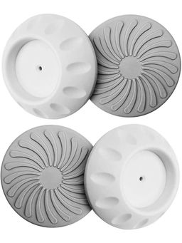 Safe-O-Kid - White Printed Metal Wall Guards (Pack of 4) (0-36 Months)