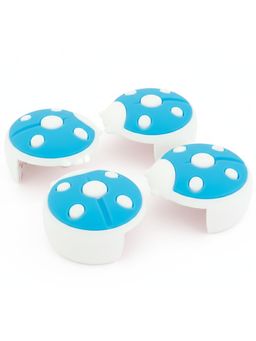 Safe-O-Kid - Blue Printed Silicone Bug Shape Corner (Pack of 4) (0-36 Months)