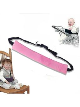 Safe-O-Kid - Pink Printed Fabric Chair Seat Strap (0-36 Months)