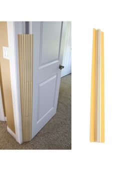 Safe-O-Kid - Brown Printed PVC Finger Pinch Door Guards (Pack of 4) (0-36 Months)