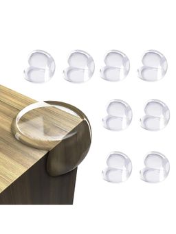 Safe-O-Kid - Transparent Printed Foam Corner Guard (Pack of 8) (0-36 Months)