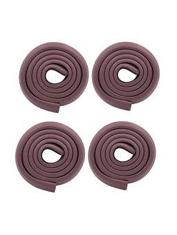 Safe-O-Kid - Brown Printed Foam Edge Guards (Pack of 4) (0-36 Months)