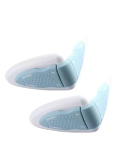 Safe-O-Kid - Blue Printed Plastic Safety Locks (Pack of 12) (0-36 Months)