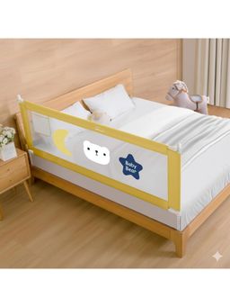 Safe-O-Kid - Yellow Printed Metal Side Bed Rail (0-36 Months)