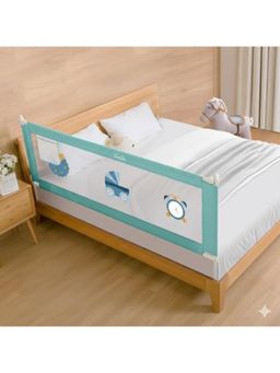 Safe-O-Kid - Green Printed Metal Side Bed Rail (0-36 Months)