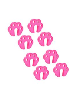 Safe-O-Kid - Pink Printed Plastic Finger Pinch Guard (Pack of 8) (0-36 Months)