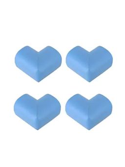 Safe-O-Kid - Blue Printed Foam Corner Guards (Pack of 4) (0-36 Months)