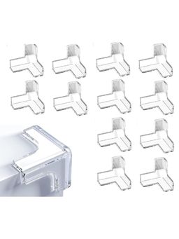 Safe-O-Kid - Transparent Printed Foam Corner Guard (Pack of 12) (0-36 Months)