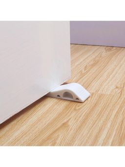 Safe-O-Kid - White Printed Plastic Door Stoppers (Pack of 2) (0-36 Months)