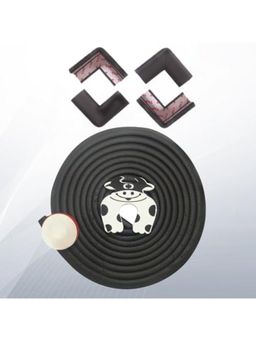 Safe-O-Kid - Black Printed Foam Edge Guard and Corner Guards (0-36 Months)