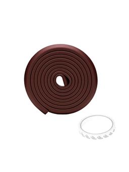 Safe-O-Kid - Brown Printed Foam Edge Guard (0-36 Months)
