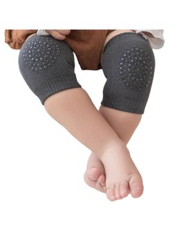 Safe-O-Kid - Grey Printed Fabric Pair of Knee Pad (0-36 Months)