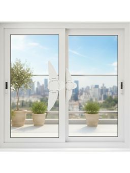 Safe-O-Kid - White Printed Plastic Window Lock (0-36 Months)