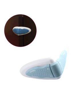 Safe-O-Kid - Blue Printed Plastic Safety Locks (Pack of 8) (0-36 Months)