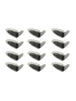 Safe-O-Kid - Grey Printed Plastic Safety Locks (Pack of 12) (0-36 Months)