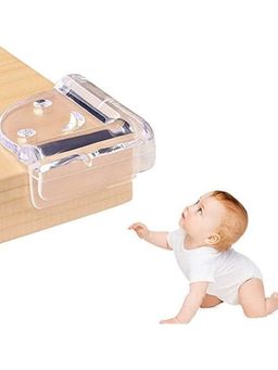 Safe-O-Kid - Transparent Printed Silicone Corner Guards (Pack of 24) (0-36 Months)